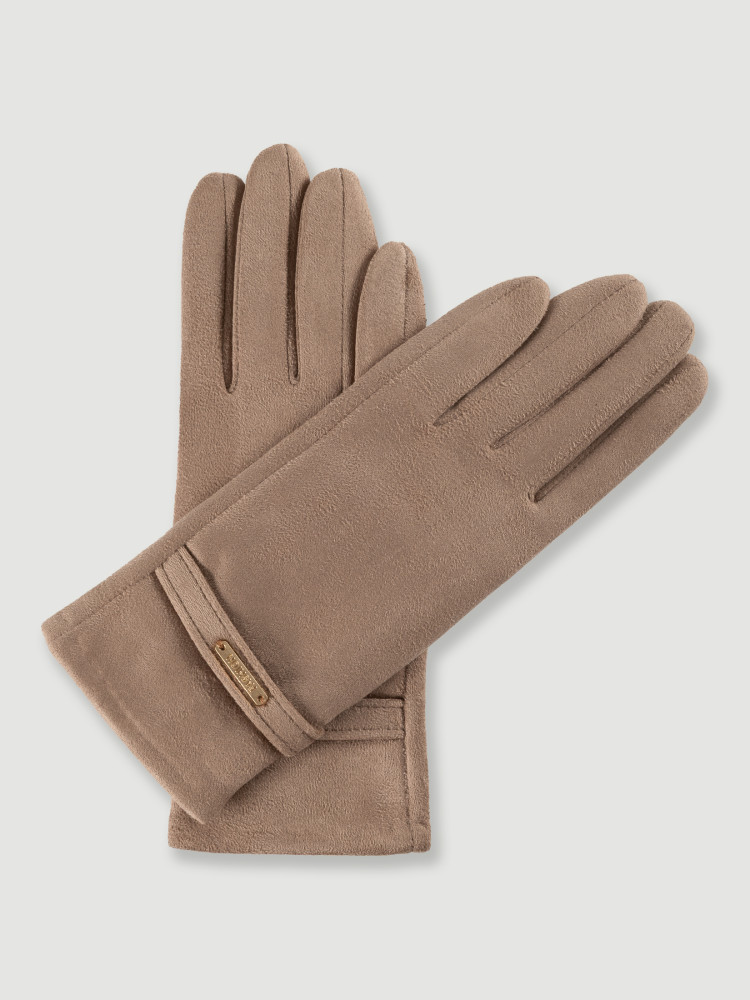 Eleganckie rękawiczki beżowe 