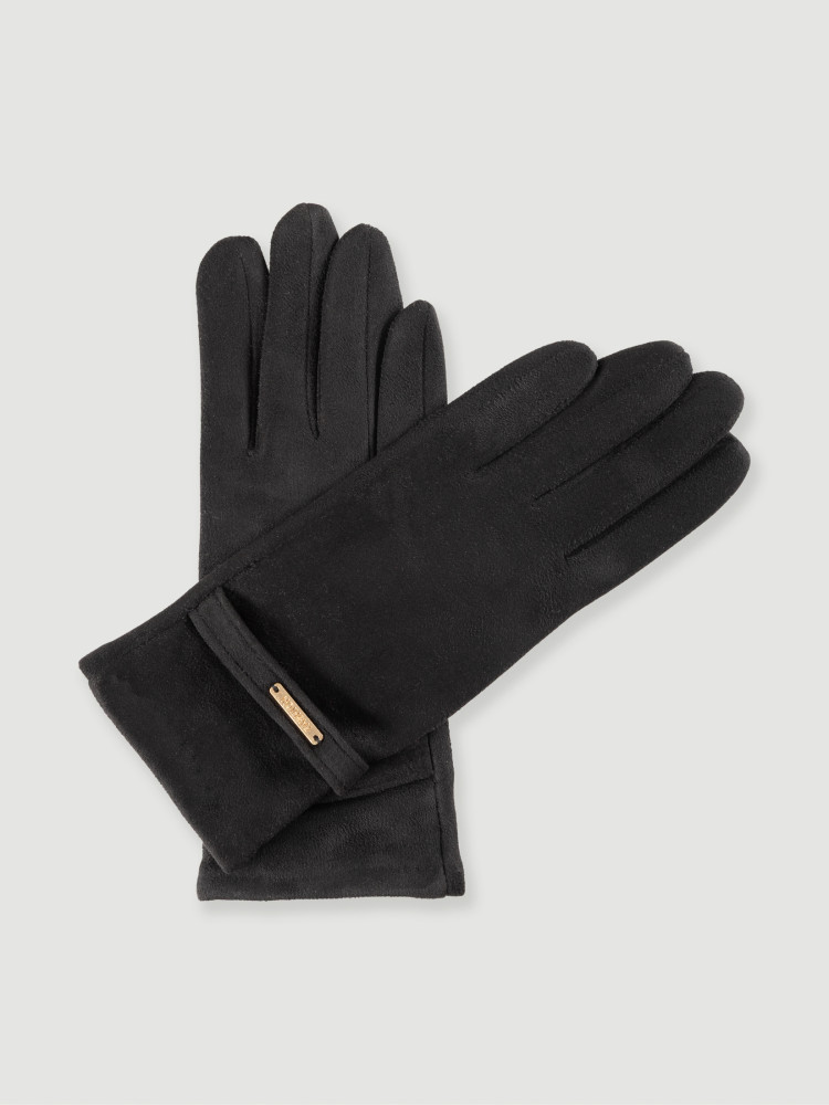 Klasyczne czarne rękawiczki 