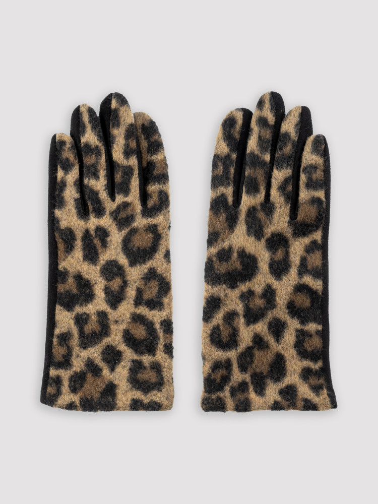 Rękawiczki w panterę 