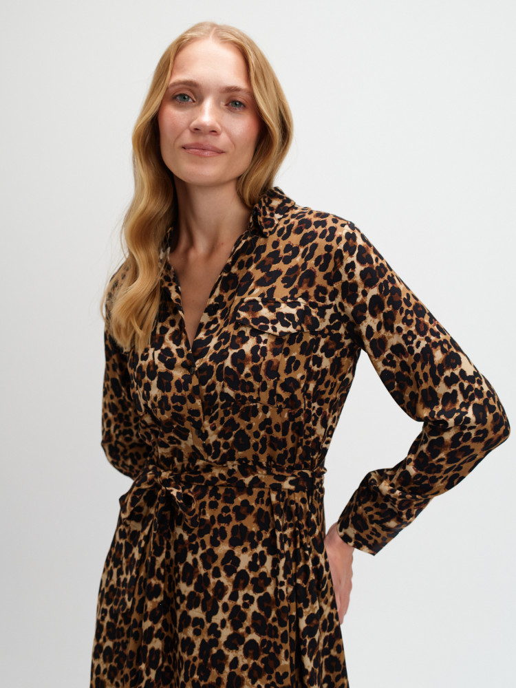 Sukienka w panterkę 