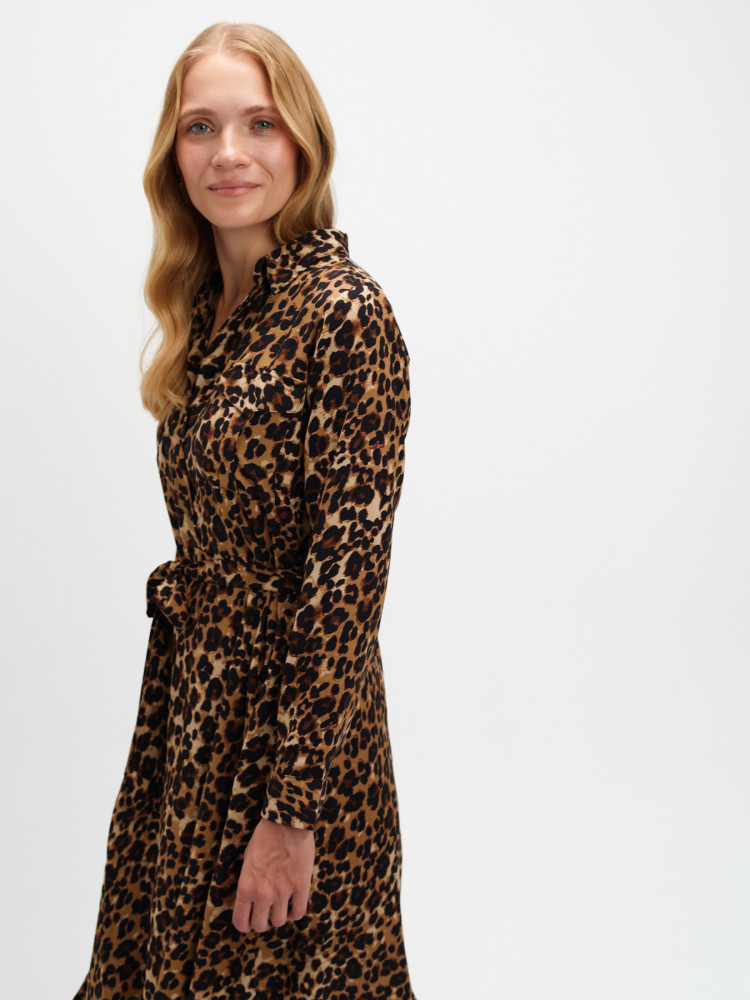 Sukienka w panterkę 