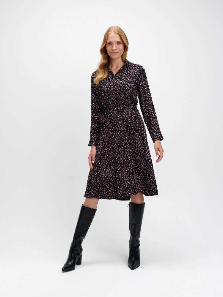 Szmizjerka z wiskozy z printem 