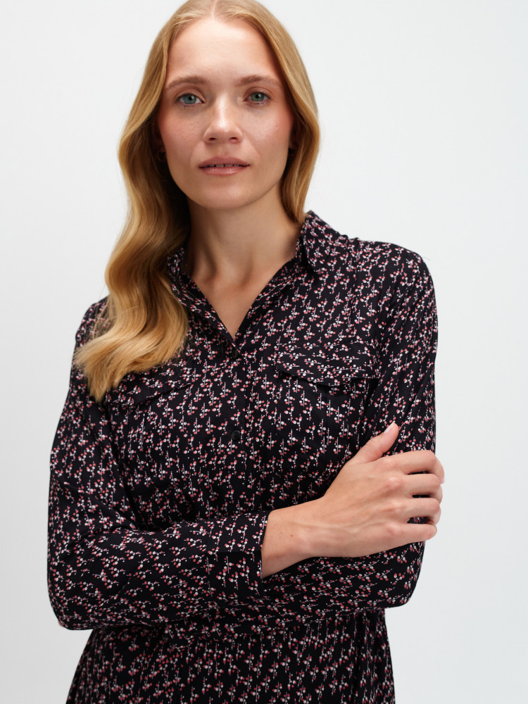 Szmizjerka z wiskozy z printem 