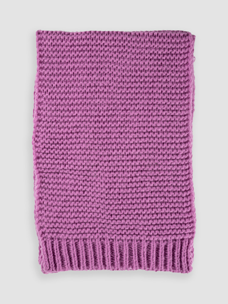 Komfortowy fioletowy szalik 