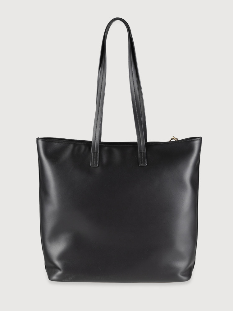 Torba shopper z imitacji skóry 