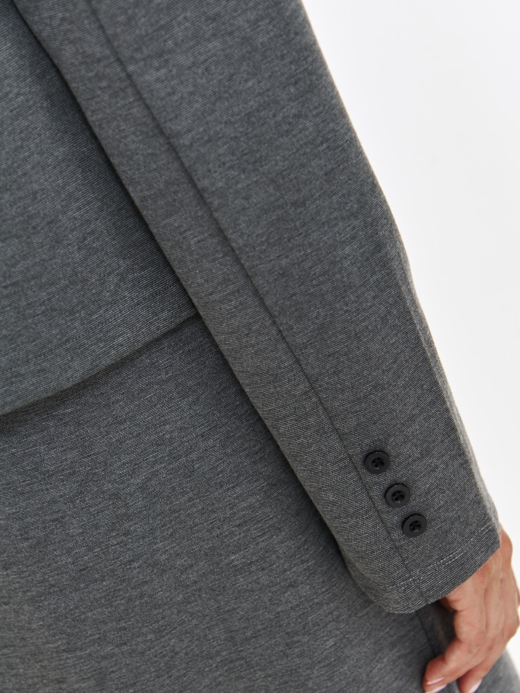 Krótki szary żakiet 