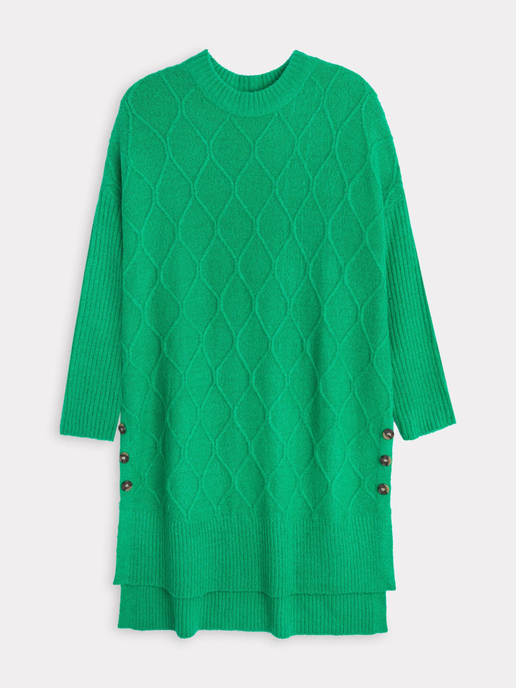 Zielona sukienka w stylu casual