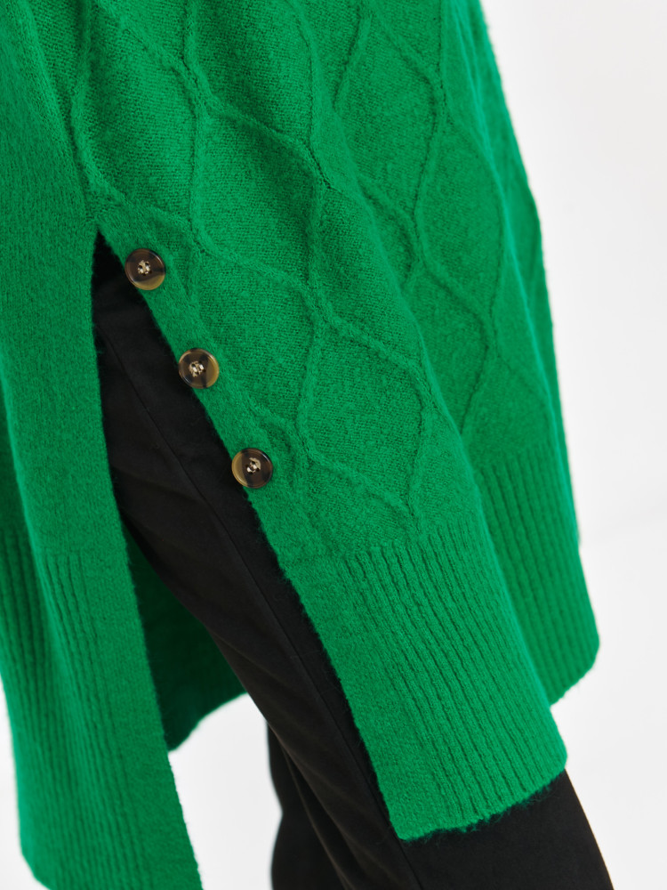 Zielona sukienka w stylu casual