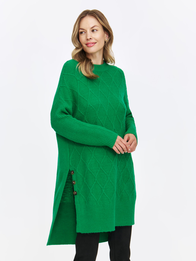 Zielona sukienka w stylu casual