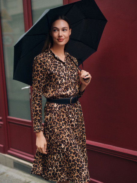 Sukienka w panterkę 