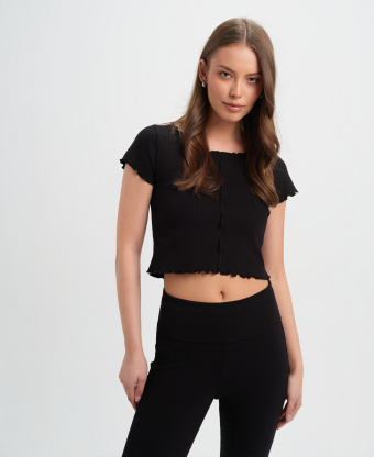 CZARNY TOP LH