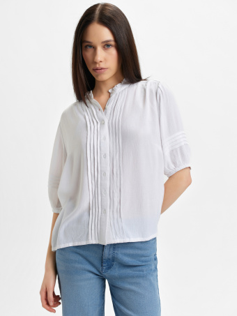 Biała bluzka koszulowa 