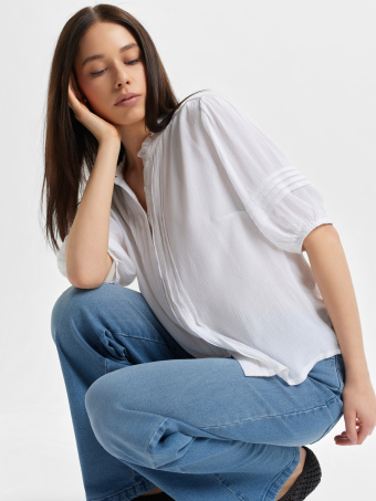 Biała bluzka koszulowa 