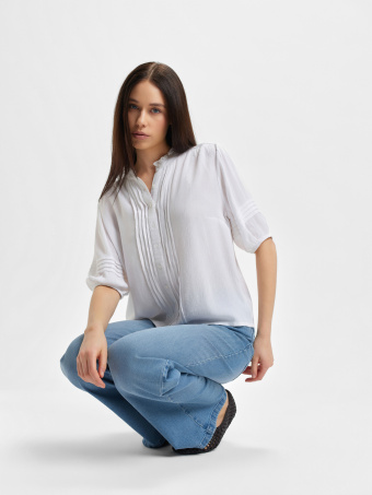 Biała bluzka koszulowa 