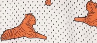 Bluzka damska w kropki oraz tygrysy, z ozdobnym wiązaniem przy rękawach