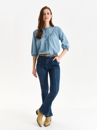 Bluzka z ozdobnymi cięciami