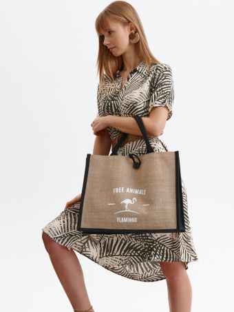 Efektowna torba damska z nadrukiem