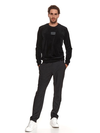 Miękka bluza z weluru