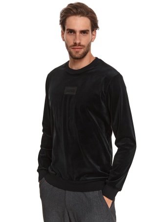 Miękka bluza z weluru