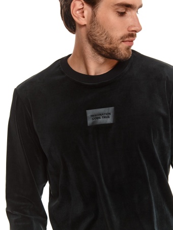 Miękka bluza z weluru