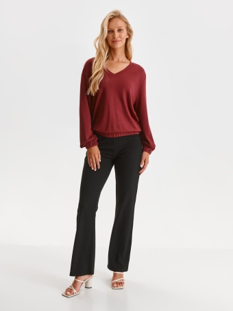Bluza nierozpinana z dekoltem w serek