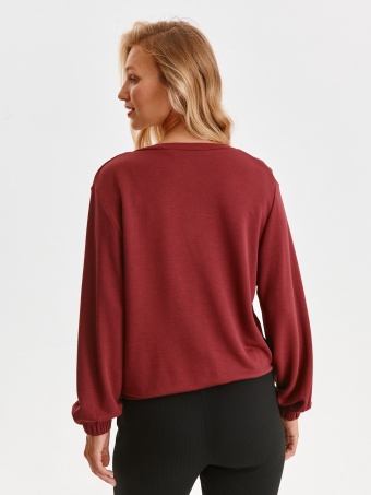 Bluza nierozpinana z dekoltem w serek