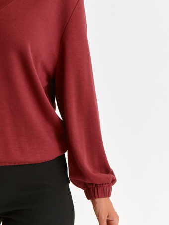 Bluza nierozpinana z dekoltem w serek