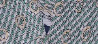 Prążkowana chusta damska