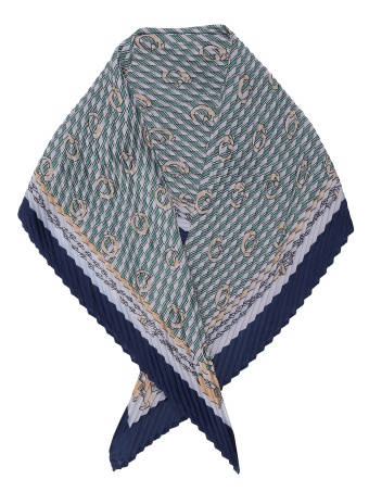 Prążkowana chusta damska