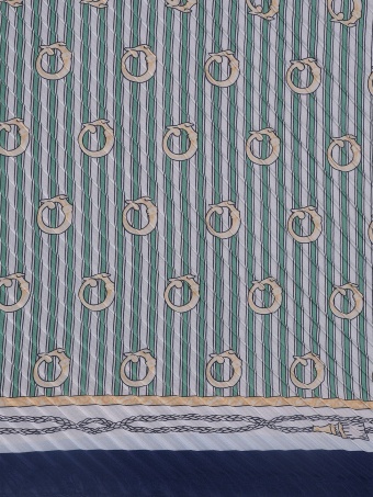 Prążkowana chusta damska