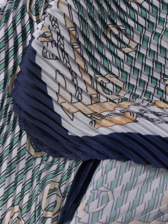 Prążkowana chusta damska