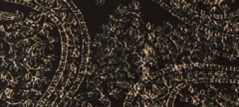 Obcisły golf damski z drobnym wzorem