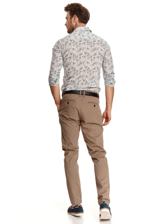 Koszula z roślinnym nadrukiem, slim fit