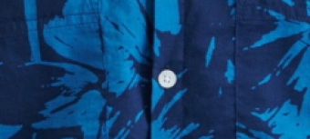 Koszula krótki rękaw męska z printem regular fit