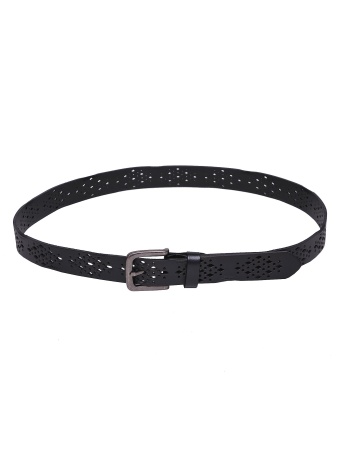 Skórzany ażurowy pasek
