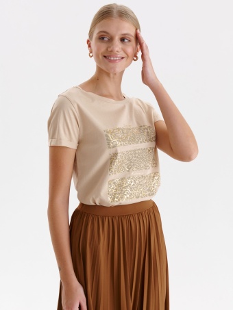 T-shirt damski z panterkowym printem