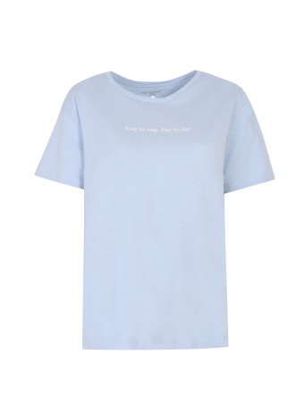 Pastelowy t-shirt z nadrukiem