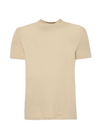 T-shirt półgolf z miękkiej dzianiny