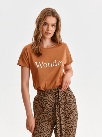 T-shirt krótki rękaw damski z napisem