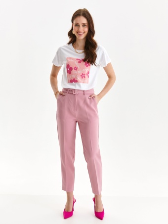 T-shirt damski z kwiatowym nadrukiem