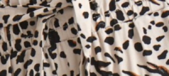 Printowane spodnie damskie typu joggers