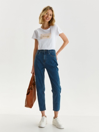Spodnie denimowe typu mom fit