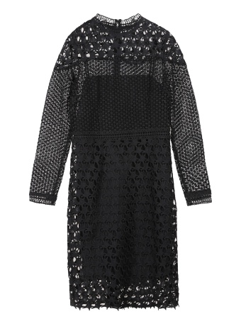 Koronkowa sukienka w gwiazdki