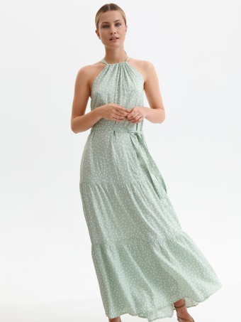 Sukienka maxi w grochy