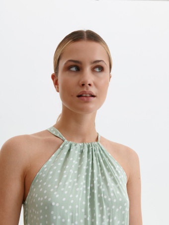 Sukienka maxi w grochy