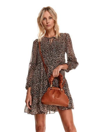 Sukienka damska w panterkę 