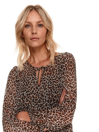 Sukienka damska w panterkę 