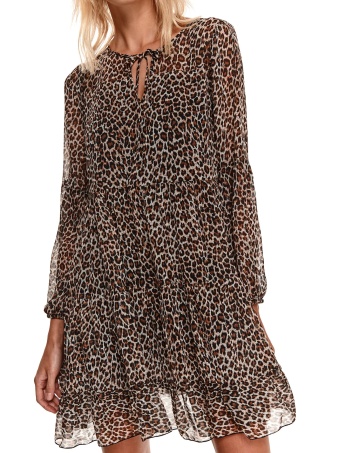 Sukienka damska w panterkę 