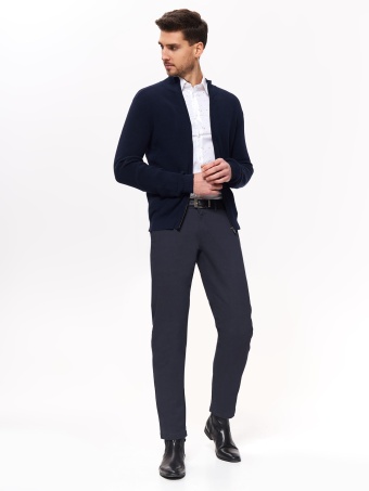 Sweter rozpinany ze stójką