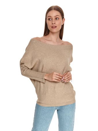 Sweter z dekoltem w łódkę